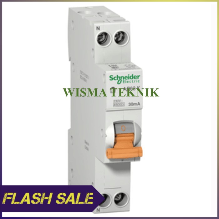 RCBO SCHNEIDER Slim Domae 1P N  MCB ELCB  10A   DOM12521