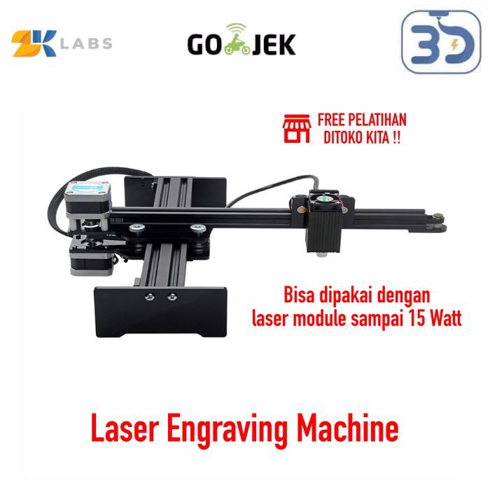 Zaiku CNC Laser Engraving Machine 1724 Single Arm Mesin Laser