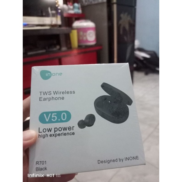 INONE TWS wireless Earphone R701 black