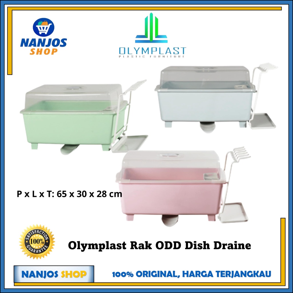 Olymplast - Rak Piring / Tempat Piring / Rak Pengering Piring Plastik ODD