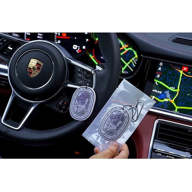 diptyque pengharum pewangi parfum mobil air freshener car perfume kertas