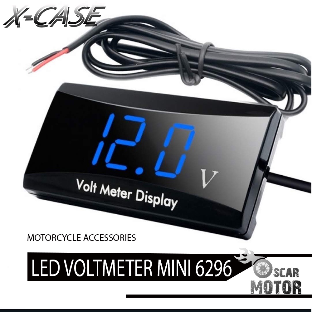 Voltmeter Ukur Aki Digital Volt meter Km AC DC Variasi Walterpof Universal semua motor motor