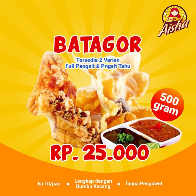 

AISHA FOOD – BATAGOR – AF002