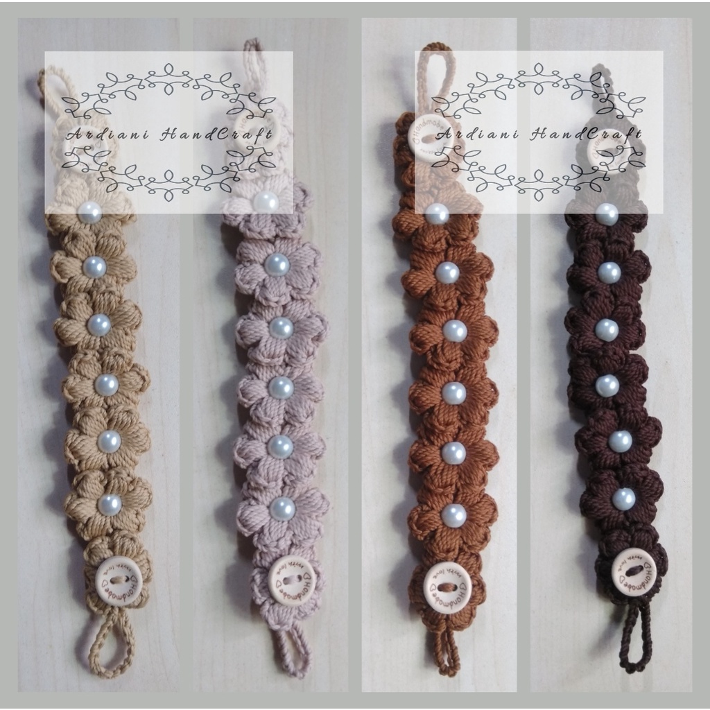 Konektor Masker Rajut / KONEKTOR MASKER HIJAB / EAR SAVER / TALI MASKER RAJUT / Konektor Masker Bung