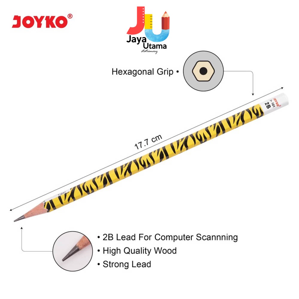 

Joyko Pensil Pencil P-101 P101 2B Animal Kingdom 2