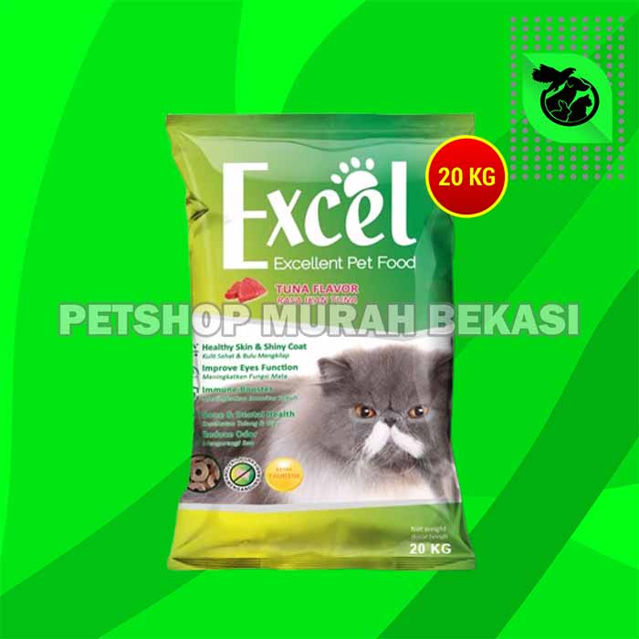 Makanan Kucing Excel Cat Tuna 20kg Ikan Donat Exel 20 kg