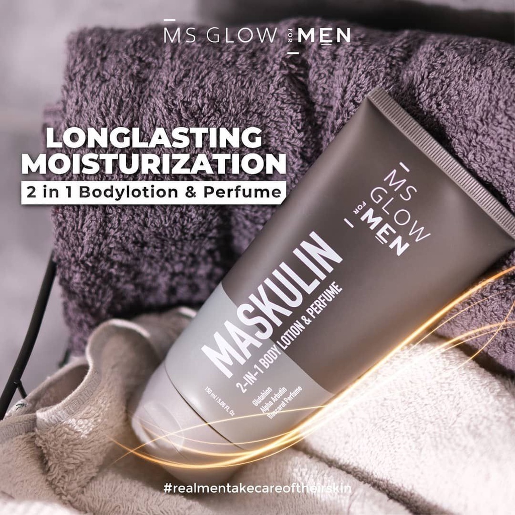 MS glow for men Maskulin 2in1 Body Lotion &amp; Parfume