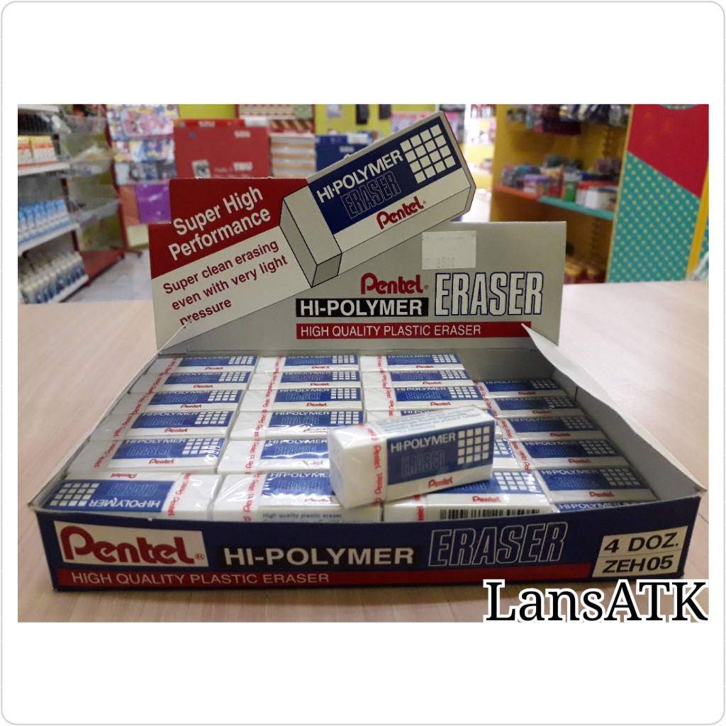 

Penghapus Pentel Besar ZEH-05 Putih / Eraser Pentel penghapus