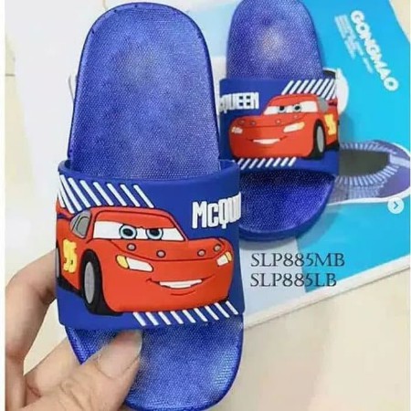 sandal anak pria / laki laki karakter cars mobil