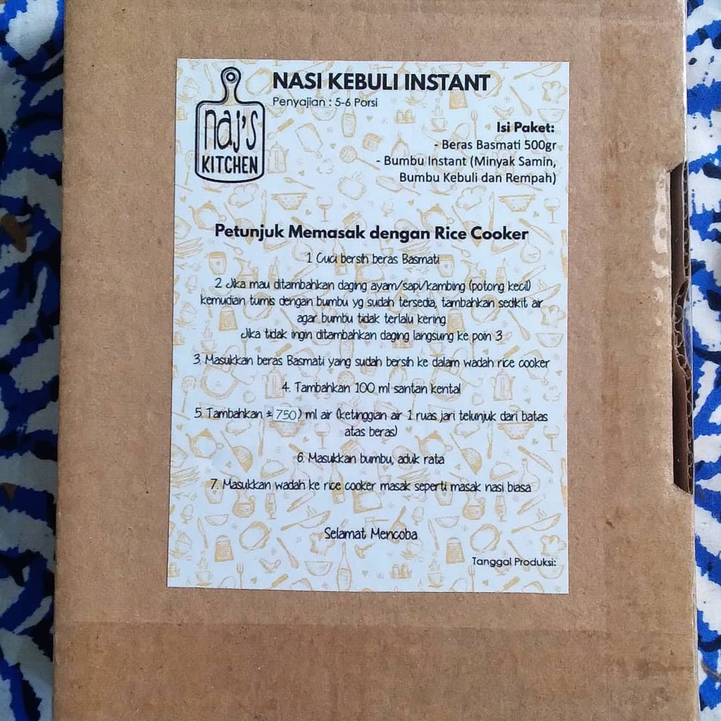 

Nasi Kebuli Instan By Naj's Kitchen