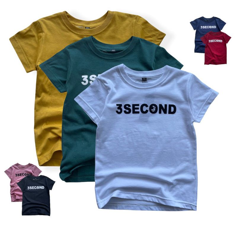 KAOS ANAK 3 SECOND
