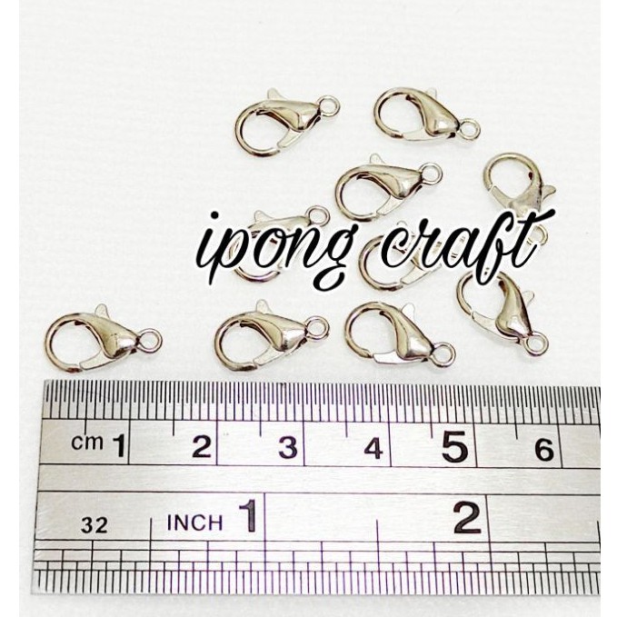 Kokot Udang 14mm /Lobsterclaps / Kokot Kecil / Pengait Udang /Kait Udang / Kaitan Udang