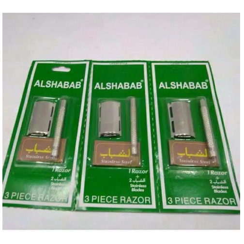 Kerokan Jenggot Kumis Besi / Razor Gagang silet Kerok Jenggot