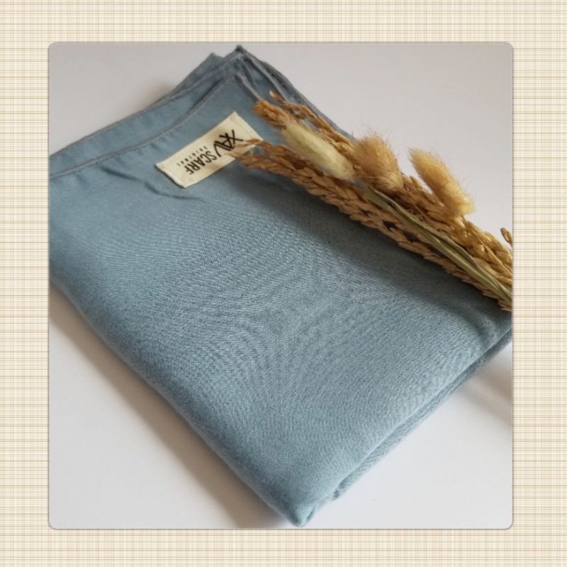 VOAL FUCHIA / VOAL XAV SCARF / HIJAB VOAL / BIRU LAUT