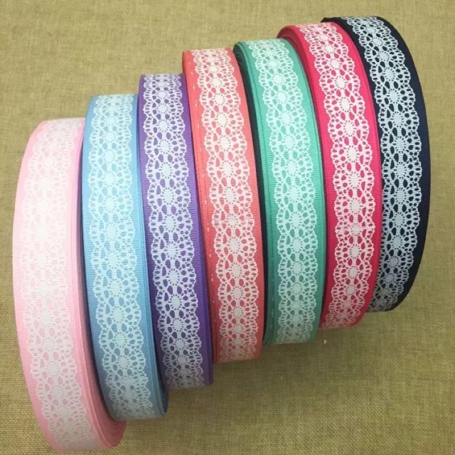 

Pita Grosgrain 2,5 cm motif renda 3500/ M
