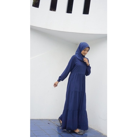 GAMIS RAYON SABRINA SUSUN 3(COD)RAYON VISCOS POLOS/TIKTOK VIRAL/DRESS TERBARU KEKINIAN