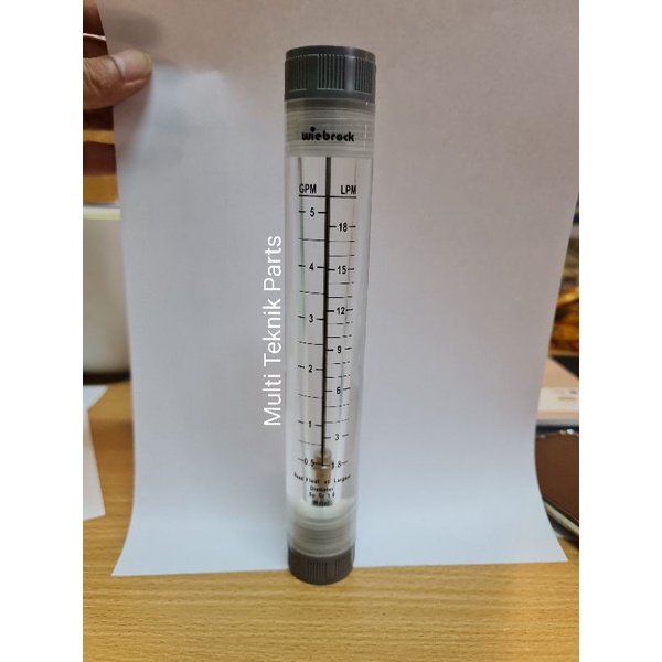 Rotameter / Flow meter / Water tube drat 1/2" inch 5 gpm / 18 lpm