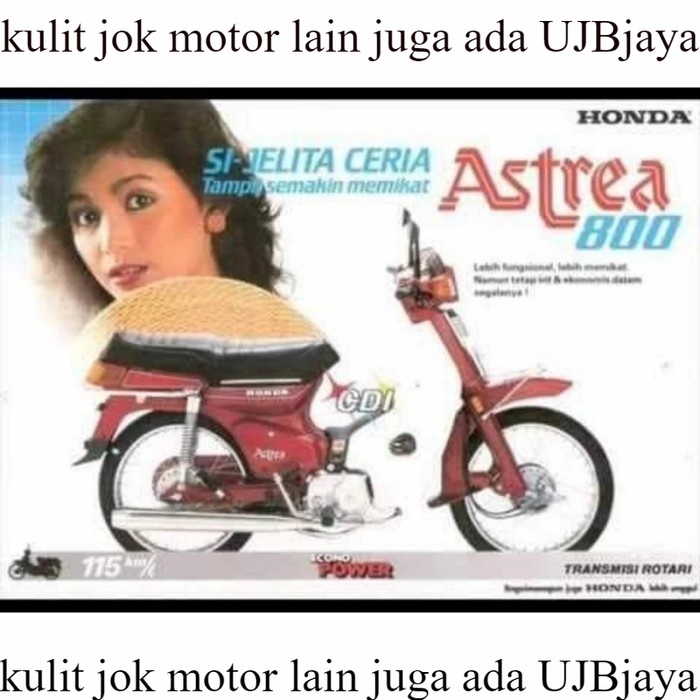 Kulit Jok Motor  Astrea 800 Standar / Bahan Ori Sarung Jok Motor  Astrea 800 A7