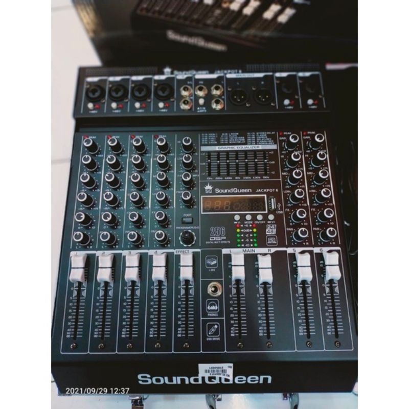 Mixer SoundQueen Jackpot 6 Original Jackpot6 channel free koper SQ Sound Queen