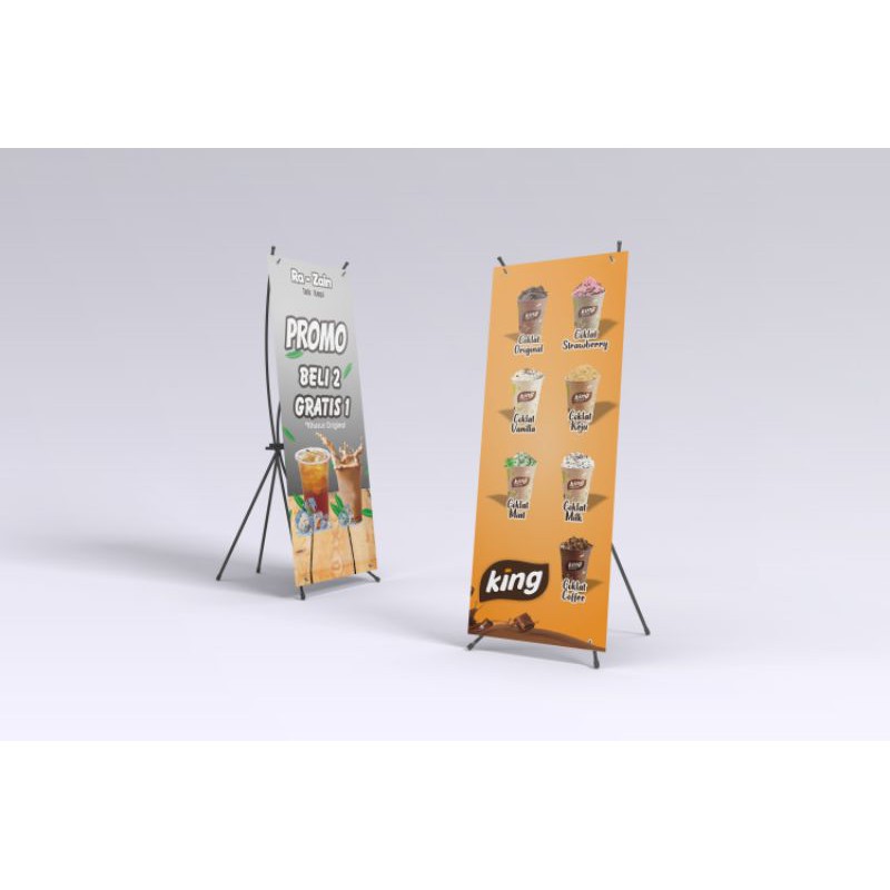 Cetak X Banner / Y Banner / Standing Banner