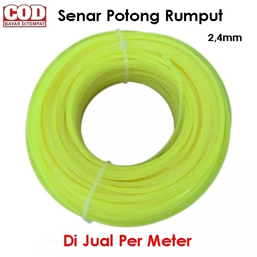 TALI POTONG RUMPUT Nylon Cutter 2,4mm x 1Meter / SENAR POTONG RUMPUT