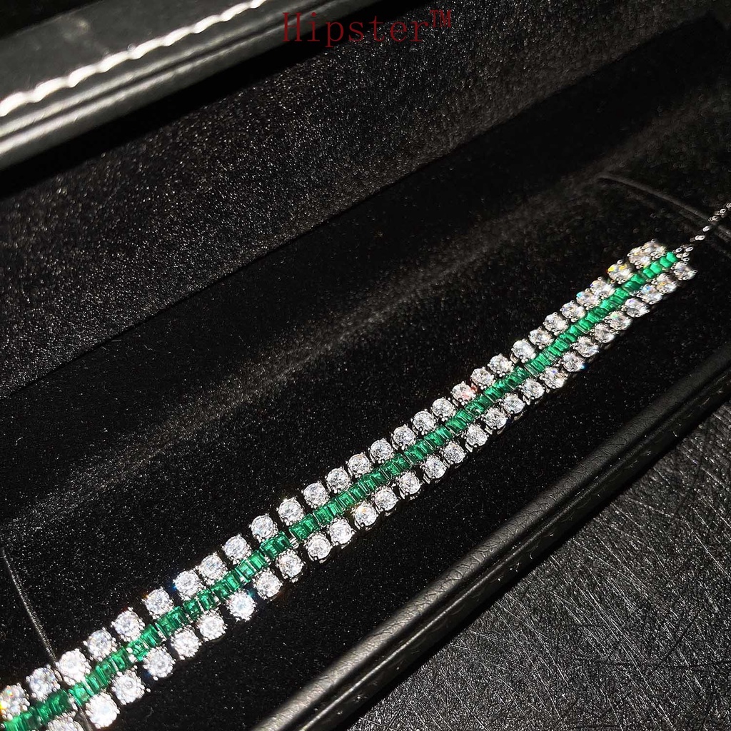 Fine Jewelry Customized Natural Emerald Bracelet Adjustable Bracelet