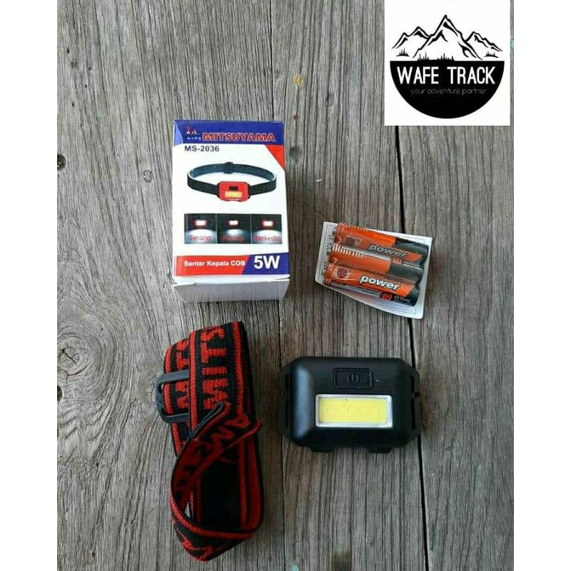 HEADLAMP LED MITSUYAMA/ LAMPU SENTER KEPALA