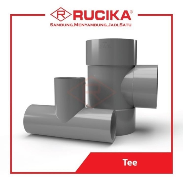 Sambungan Fitting Pipa PVC Knie Tee Sock Drat Dalam Luar