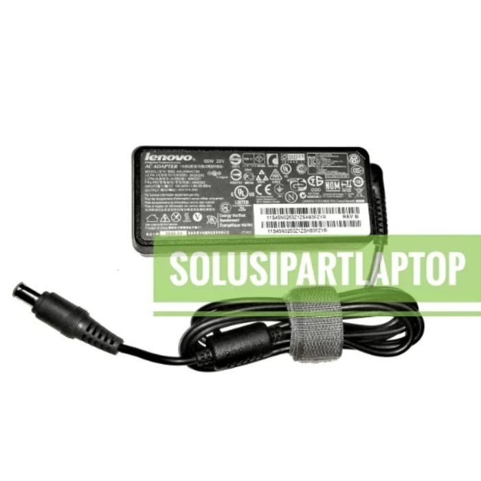 Adaptor Charger Lenov0 T410 T410i T400s T420 20V 3.25A PIN JARUM 7.5x5.0mm