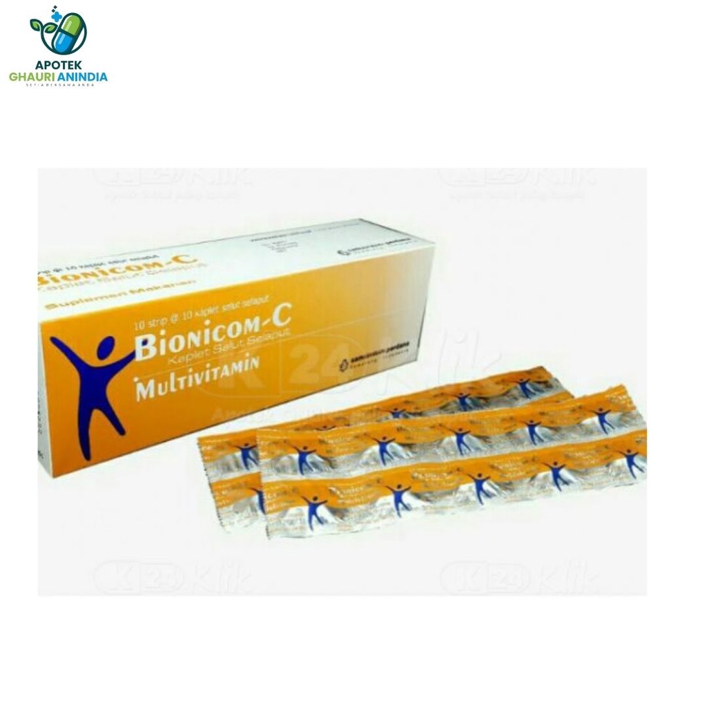 Bionicom-C Tablet 1 Strip Isi 10 pcs Multivitamin Vitamin C