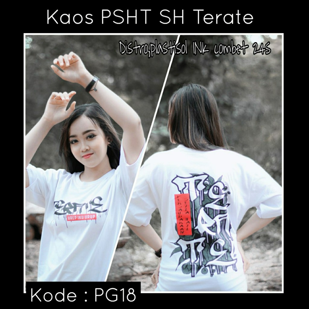 Kaos Psht Sh Terate Kode Pg18 Lazada Indonesia