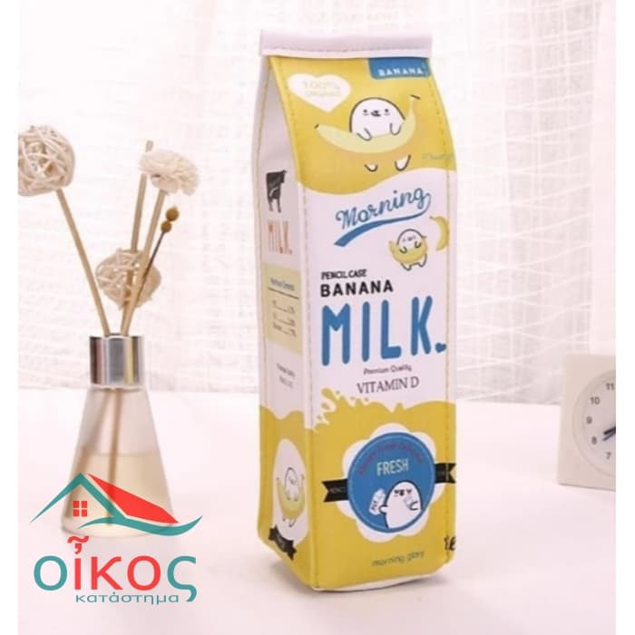 

Pouch Kotak Pensil MILK Mulngsi Tempat Stationary Korea Style Unik
