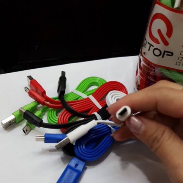 Kabel Qtop QCM100 colokan Esia / V3 per pc