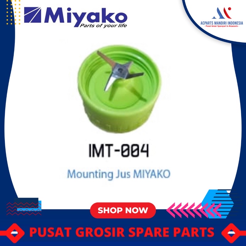 blender mounting miyako jus 1 set ( mounting + pisau + copel )