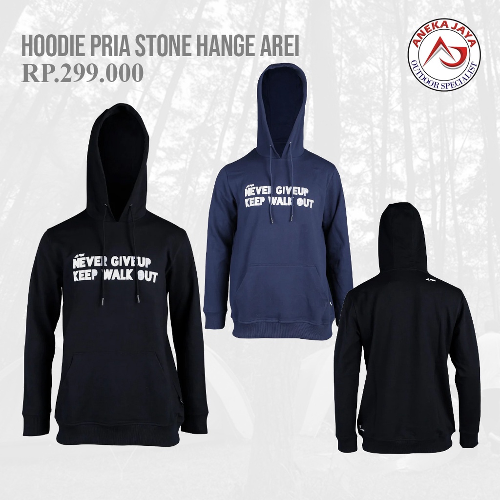 JAKET HOODIE AREI PRIA STONE HANGE