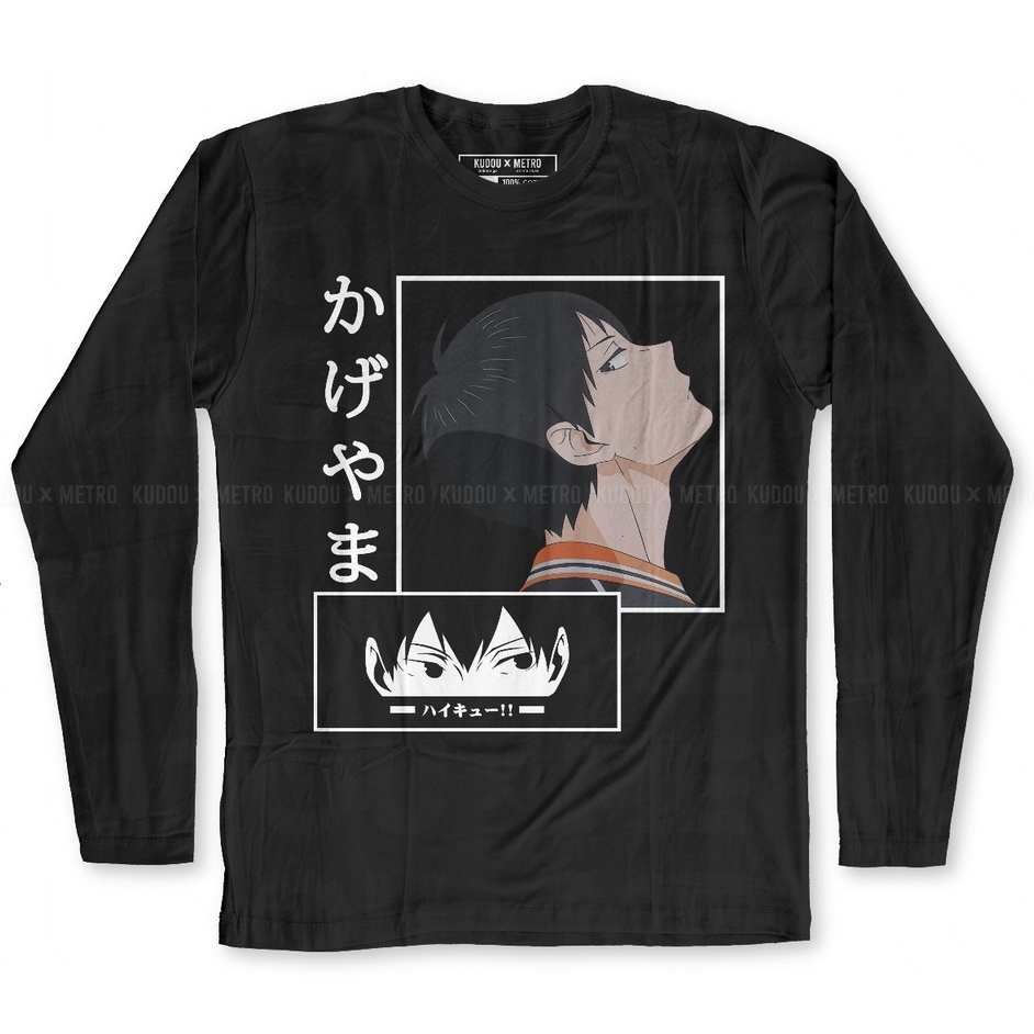 Longsleeve Kageyama Tobio Anime Manga Haikyuu Premium Unisex