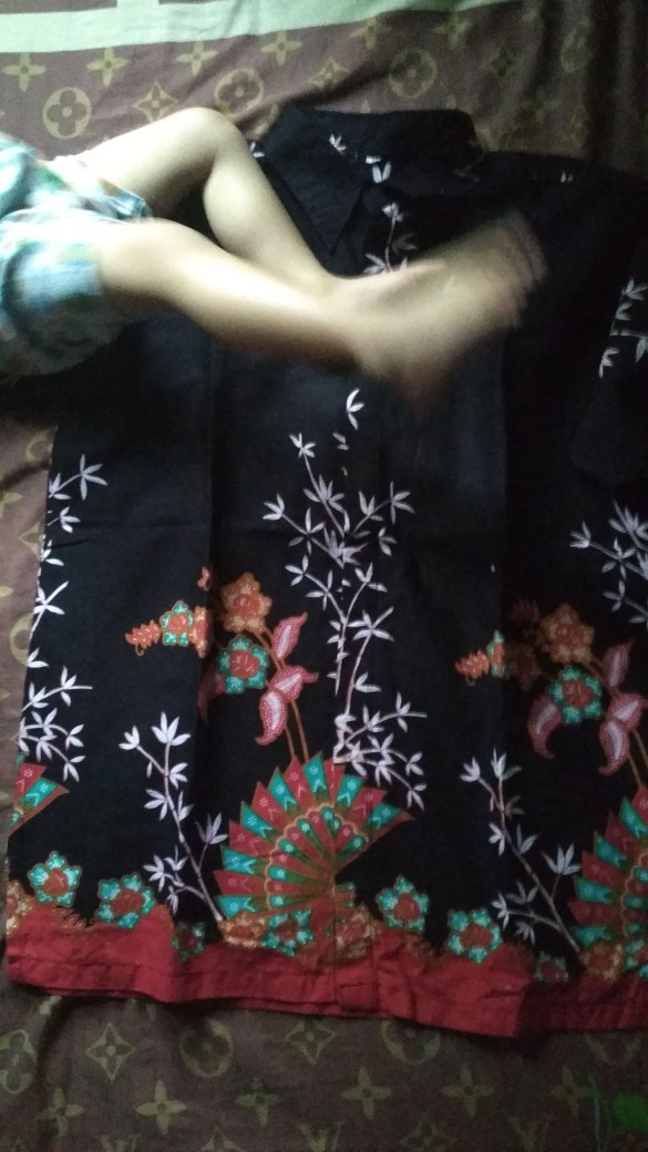 Bswart Batik Hrb026 Kenongo Hem Pendek Padi Pekalongan M L Xl Batik Pria Murah Modern