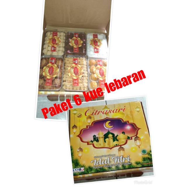 

Paket 6 kue lebaran