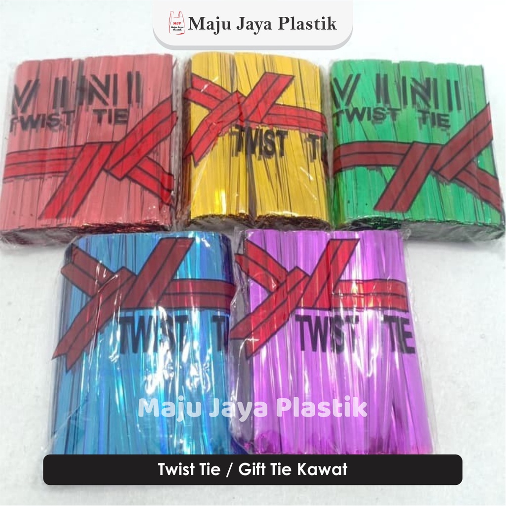 

Kawat Ties Pengikat Plastik Souvenir Warna Gold 1 Pack Kawat Pengikat Serbaguna