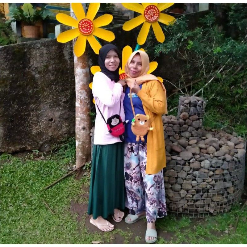 Pouch Selempang Model Boneka Karakter Tas Handpohone Selempang tas Hp