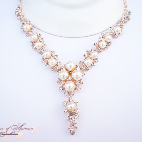 Kalung Mutiara Wanita Aksesoris Klavikula Pendek Rantai Sweater