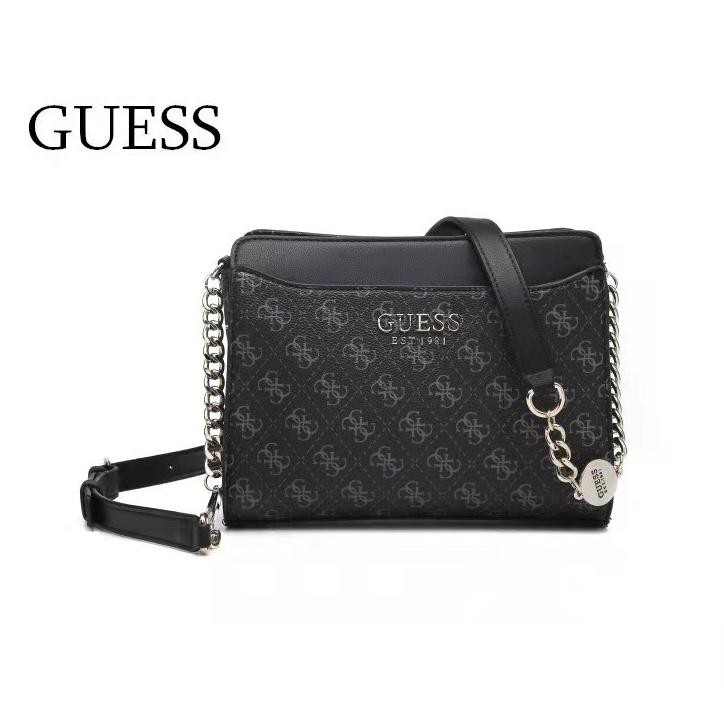 READY TAS SELEMPANG GUESS TALI RANTAI / TAS IMPORT FASHION #100958