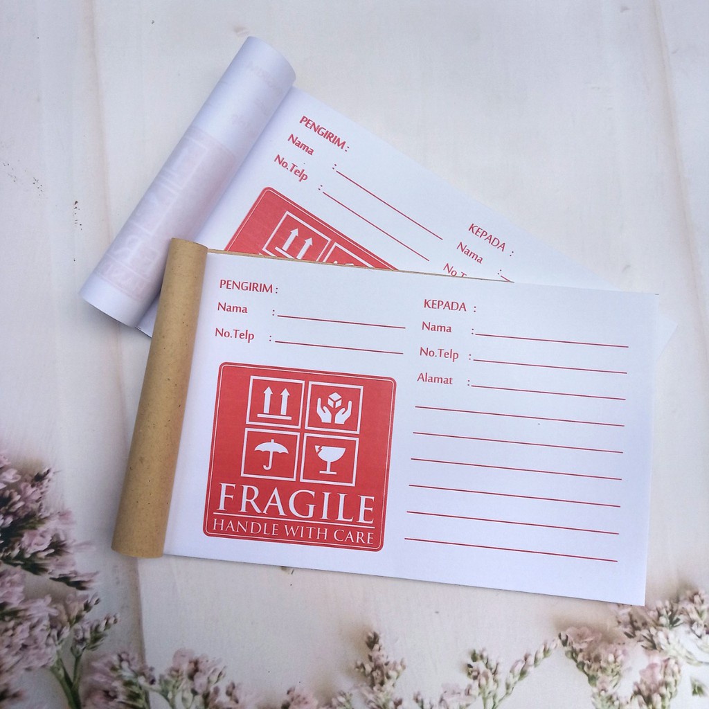 

Label Pengiriman Online Shop Olshop Fragile