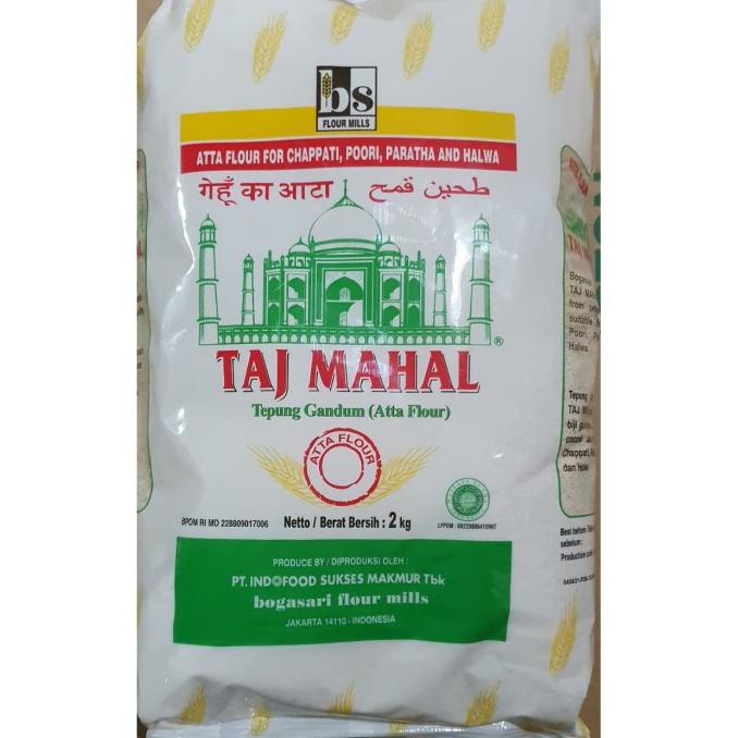 

TERMURAH Taj Mahal Tepung gandum (Atta Flour) 2Kg Kode 220