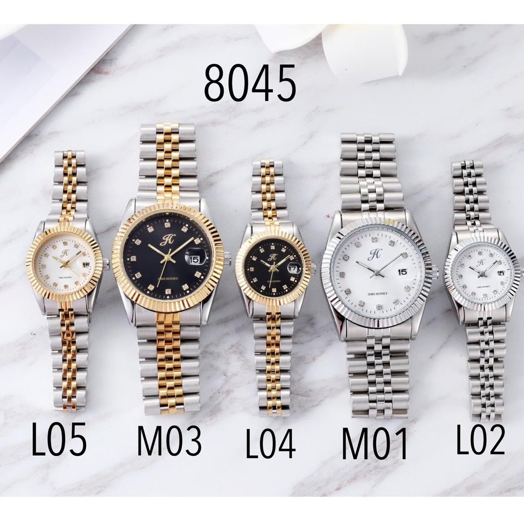 Jam 8045 Jam Tangan Couple Murah Branded Jam Import Jims Honey