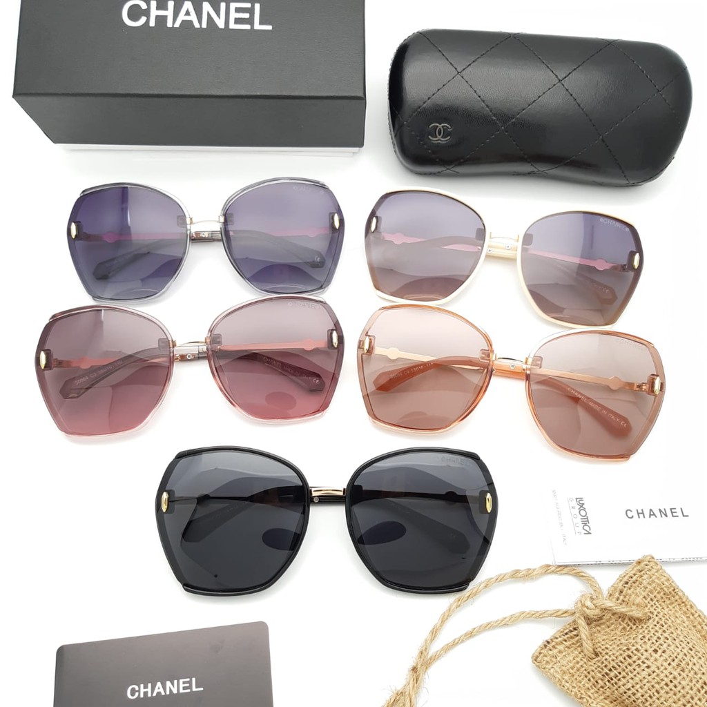 Terlaris  Kacamata Fashion Wanita Chanel 30064 Super Free Cairan Pembersih