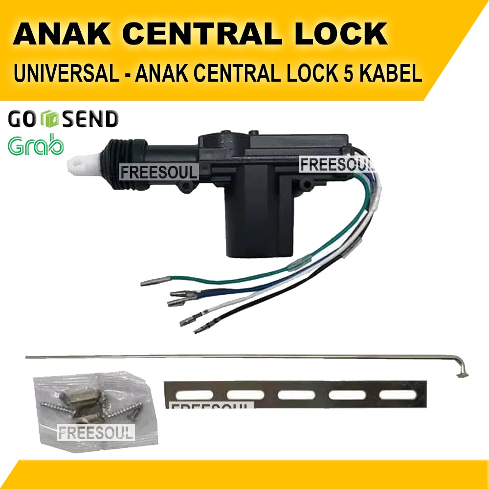 Anak Central Lock Kabel Lima - Pistol Sentral Lock Induk Kabel 5