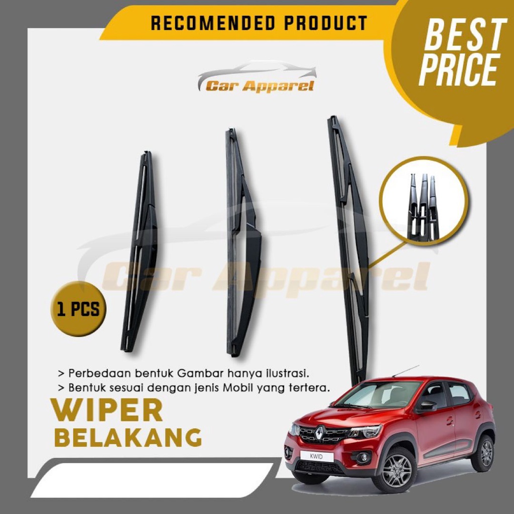 Wiper Belakang RENAULT KWID 12 INCH / Rear Wiper RENAULT KWID 12 INCH