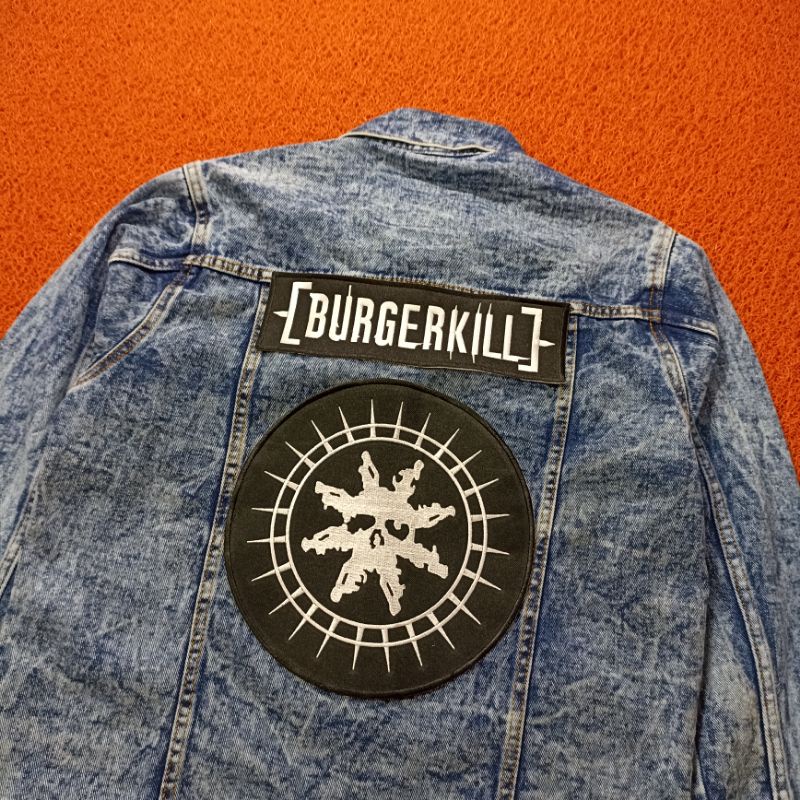 BACKPATCH BORDIR 1 SET BURGERKILL TERLARIS BEST QUALITY