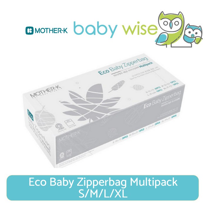 Mother-K Eco Baby Zipperbag Multipack S/M/L/XL